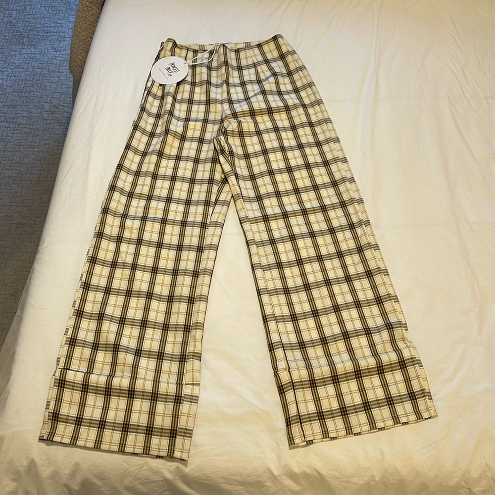 Princess Polly - Euro Pants Yellow Check